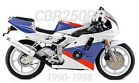 1990-1998 CBR250RR Carene Fabbrica