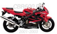 2001-2003 CBR600 F4i Carene Fabbrica