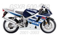 2001-2003 GSXR 600-750 Carene Fabbrica