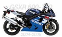 2004-2005 GSXR 600-750 Carene Fabbrica