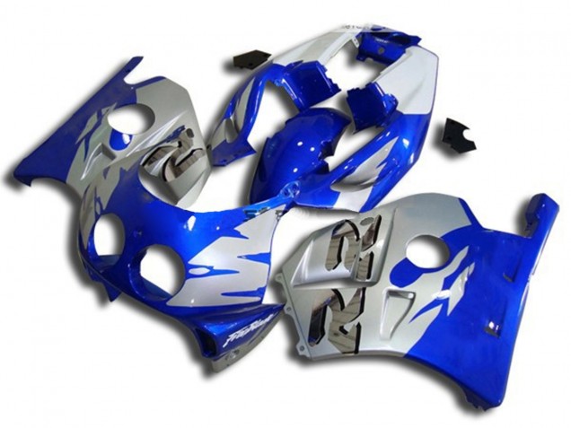 1990-1998 Blu Argento & Bianco Honda CBR250RR Carene Moto Fabbrica