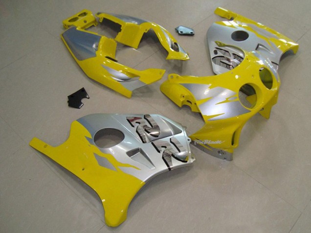 1990-1998 Giallo Argento Honda CBR250RR Carene Moto Fabbrica