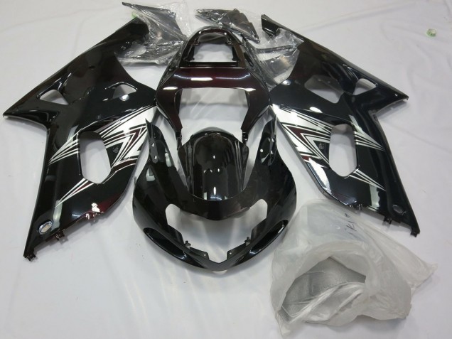 2001-2003 Argento Nero Suzuki GSXR 600-750 Carene Moto Fabbrica