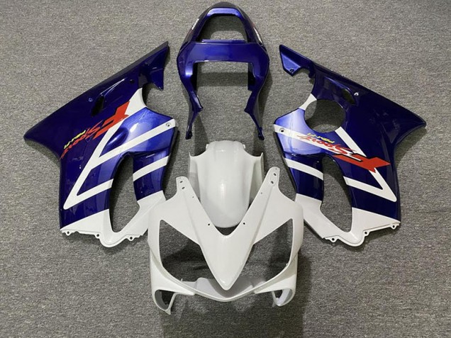 2001-2003 Blu Profondo & Bianco Honda CBR600 F4i Carene Moto Fabbrica