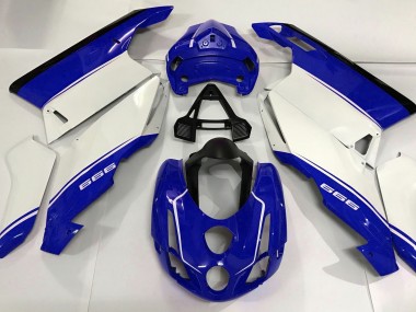 2003-2004 Bianco Blu & Nero Ducati 749 999 Carene Moto Fabbrica