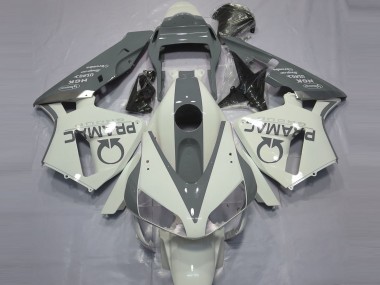 2003-2004 Bianco Lucido & Grigio Pramac Honda CBR600RR Carene Moto Fabbrica