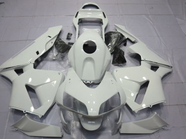 2003-2004 Bianco Lucido Liscio Honda CBR600RR Carene Moto Fabbrica