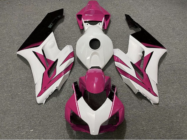 2004-2005 Rosa Bianco & Nero Lucido Honda CBR1000RR Carene Moto Fabbrica