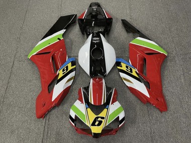 2004-2005 Rosso 6 Honda CBR1000RR Carene Moto Fabbrica