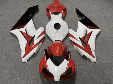 2004-2005 Rosso Bianco & Nero Lucido Honda CBR1000RR Carene Moto Fabbrica