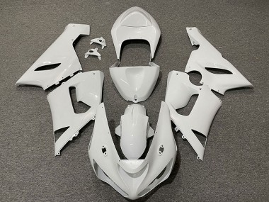 2005-2006 Bianco Lucido Kawasaki ZX6R Carene Moto Fabbrica