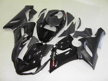 2005-2006 Nero Lucido Kawasaki ZX6R Carene Moto Fabbrica