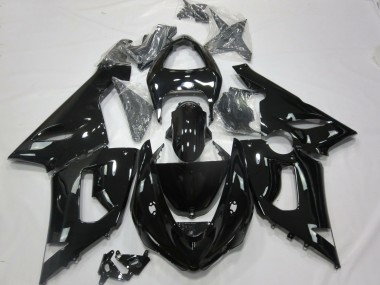 2005-2006 Nero Lucido Kawasaki ZX6R Carene Moto Fabbrica