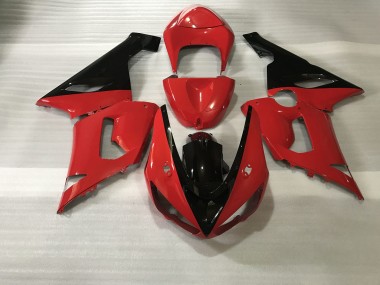 2005-2006 Rosso Nero Kawasaki ZX6R Carene Moto Fabbrica