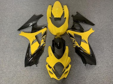 2007-2008 Nero & Giallo Suzuki GSXR 1000 Carene Moto Fabbrica