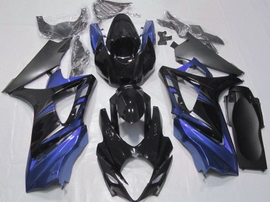 2007-2008 Nero Lucido & Blu Suzuki GSXR 1000 Carene Moto Fabbrica