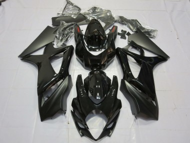 2007-2008 Nero Lucido & Opaco Suzuki GSXR 1000 Carene Moto Fabbrica