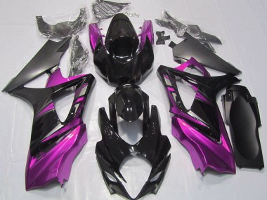 2007-2008 Nero Lucido & Rosa Suzuki GSXR 1000 Carene Moto Fabbrica