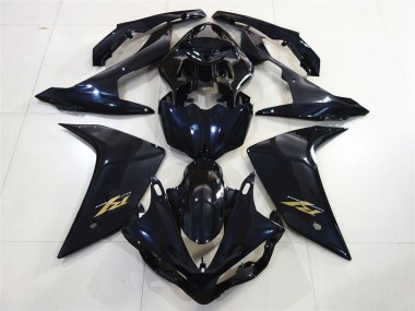 2007-2008 Oro Nero Lucido Yamaha R1 Carene Moto Fabbrica