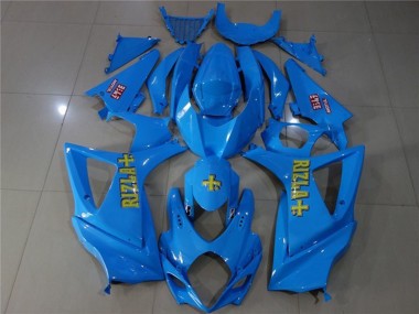 2007-2008 Rizla Blu Suzuki GSXR 1000 Carene Moto Fabbrica