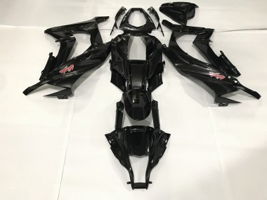 2009-2012 Nero Metallizzato Kawasaki ZX6R Carene Moto Fabbrica