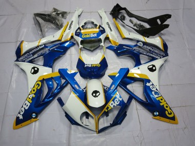 2009-2014 Alien Blu & Bianco BMW S1000RR Carene Moto Fabbrica