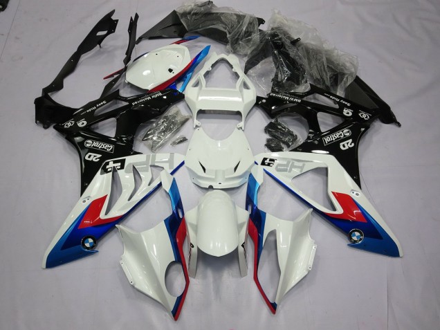 2009-2014 Alien Blu & Bianco BMW S1000RR Carene Moto Fabbrica