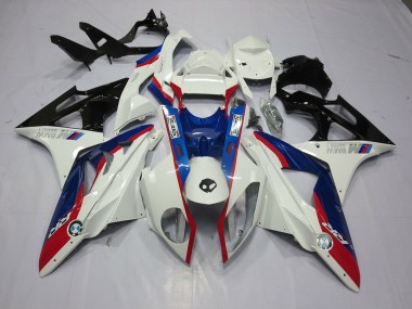 2009-2014 Alien Blu & Bianco BMW S1000RR Carene Moto Fabbrica