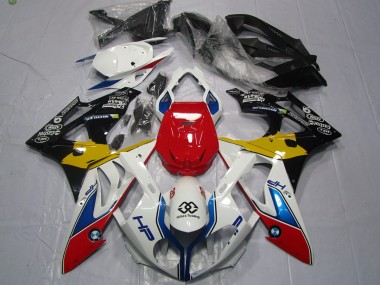 2009-2014 Alien Blu & Bianco BMW S1000RR Carene Moto Fabbrica