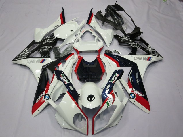 2009-2014 Alieno Blu & Bianco BMW S1000RR Carene Moto Fabbrica