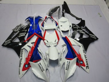 2009-2014 Alieno Blu & Bianco BMW S1000RR Carene Moto Fabbrica