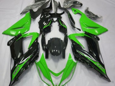 2013-2018 Verde & Nero Kawasaki ZX6R Carene Moto Fabbrica