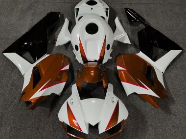 2013-2023 Arancio Lucido Bianco & Rosso Honda CBR600RR Carene Moto Fabbrica