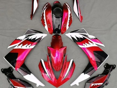 2015-2018 Squalo Rosso Yamaha R3 Carene Moto Fabbrica